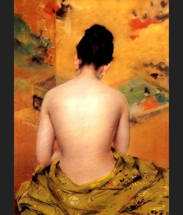 William Merritt Chase Back of a Nude